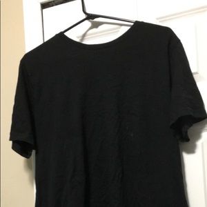 Plain black T-shirt